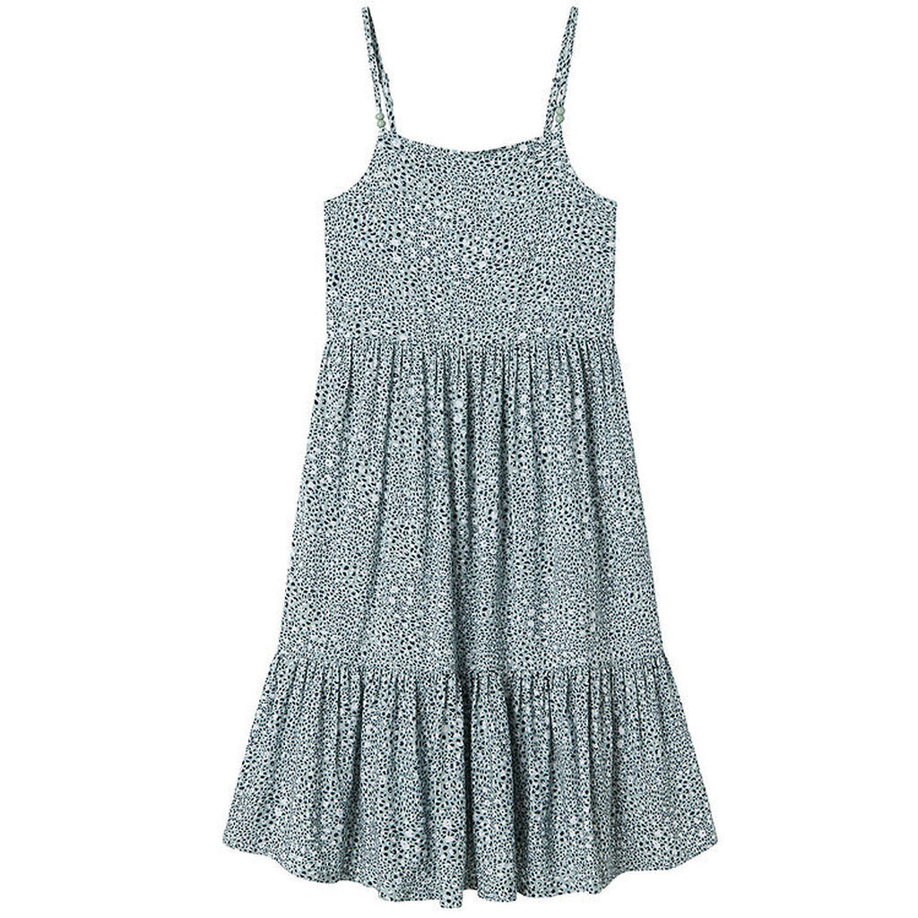 Name It Kjole - NkfJilli - Aqua Gray/Leo
