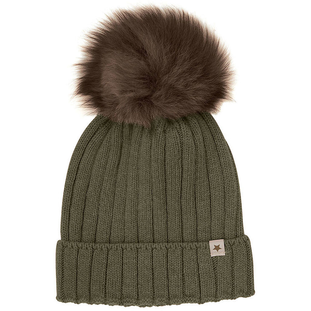 Huttelihut Hue - Uld - Beetle m. Pelskvast