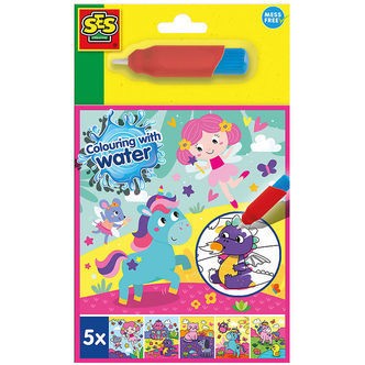 SES Creative - Fantasi Malebog - Farv med Vand