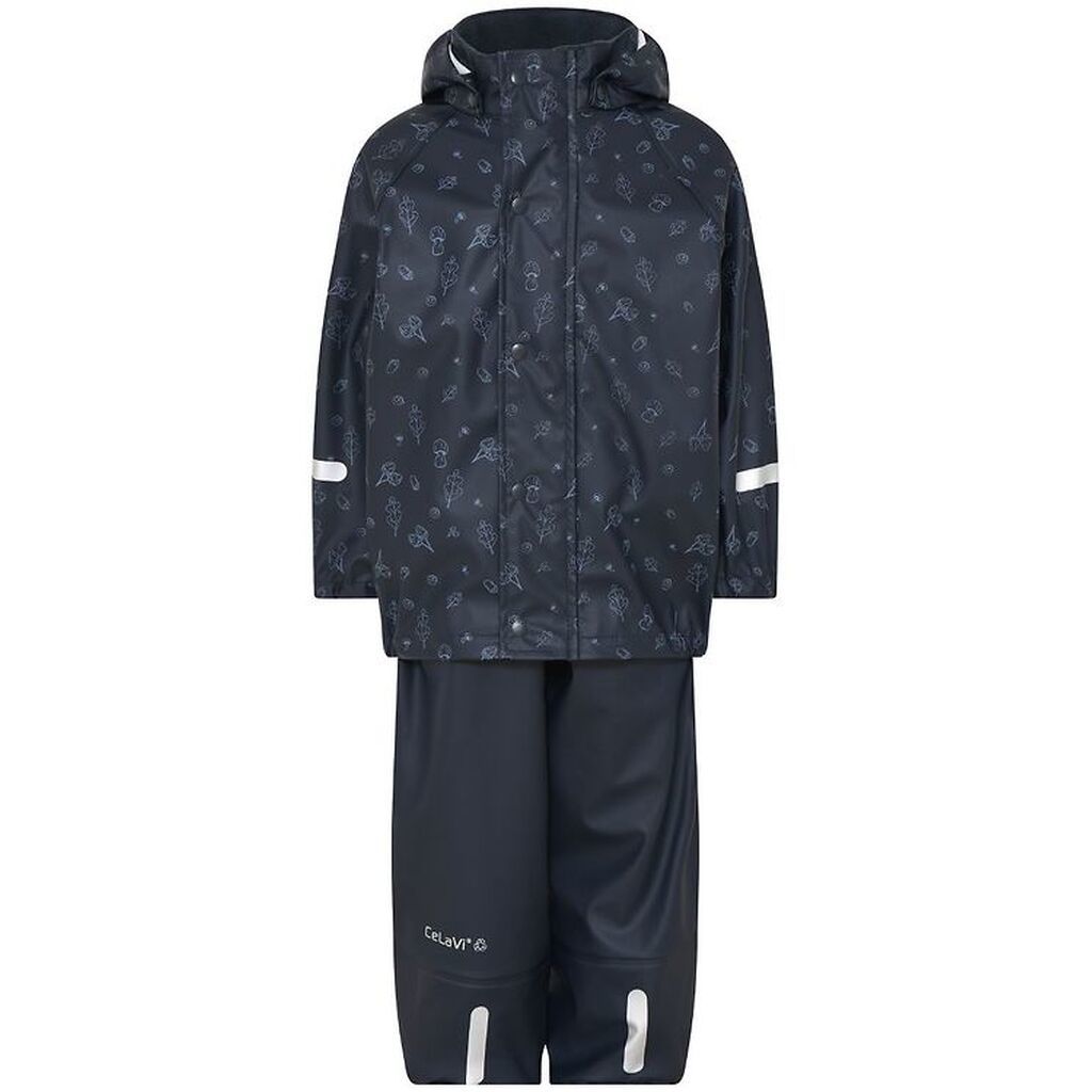 CeLaVi Regntøj m. Seler - PU - Dark Navy