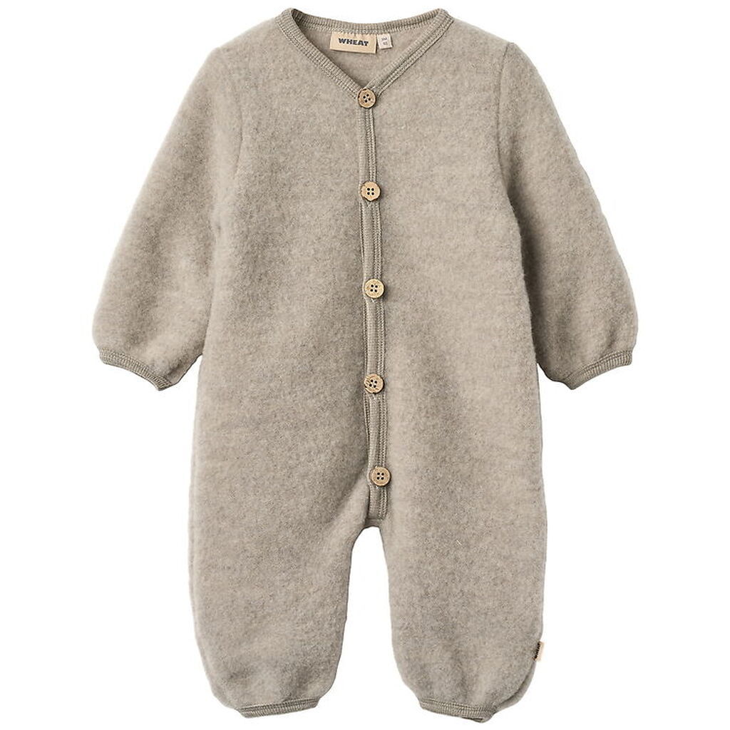 Wheat Heldragt - Uldfleece - Levi - Khaki Melange