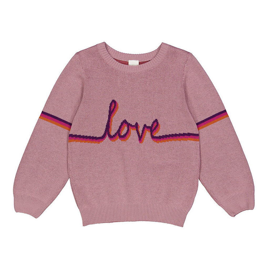 Freds World Bluse - Strik - Jacquard - Pink Haze