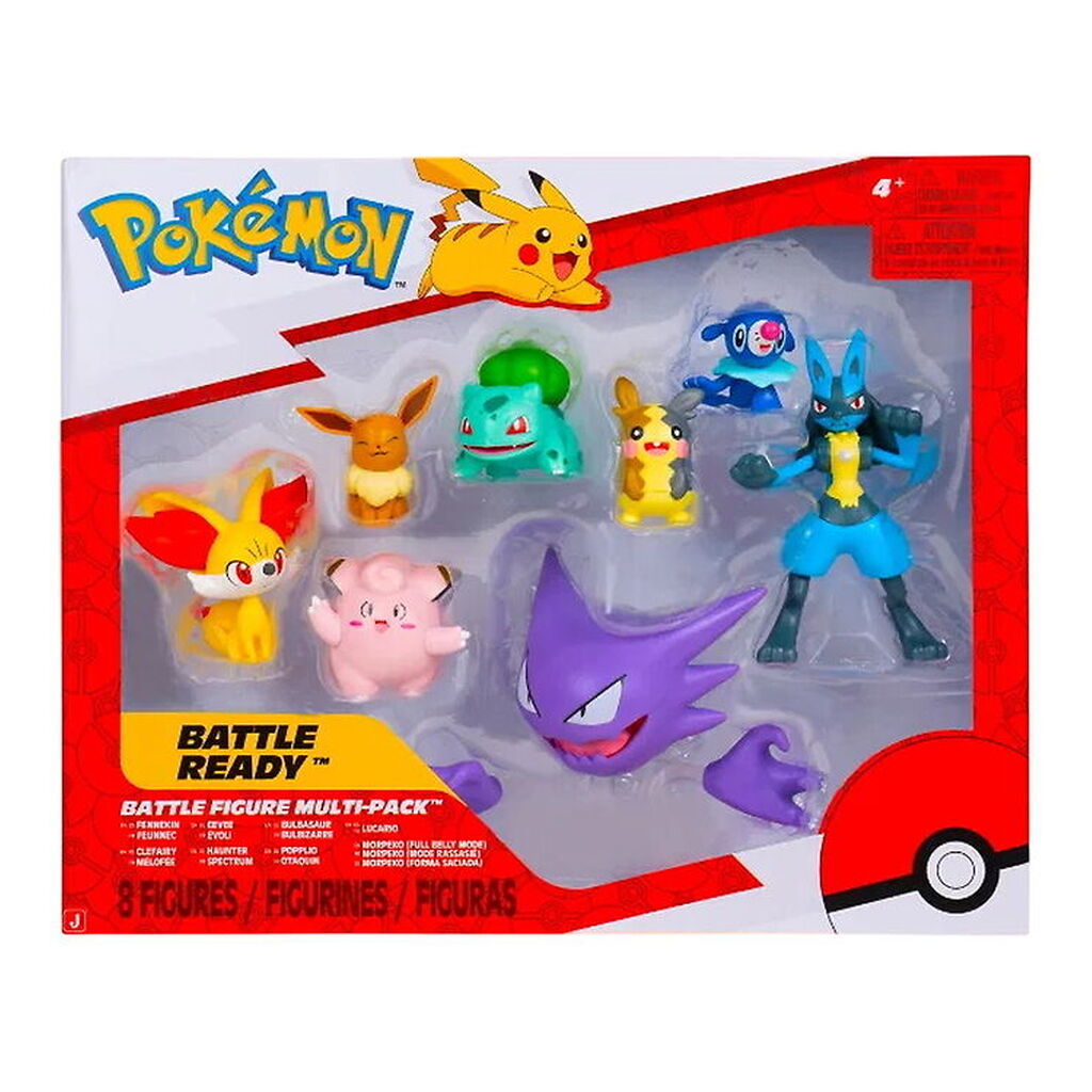 Pokémon Figurer - Battle Figure - 8 Stk.