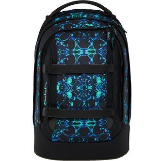 Satch Skoletaske - Pack - Caleido Blue