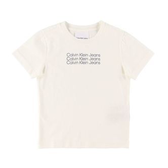 Calvin Klein T-shirt - Reg - Greige/Navy