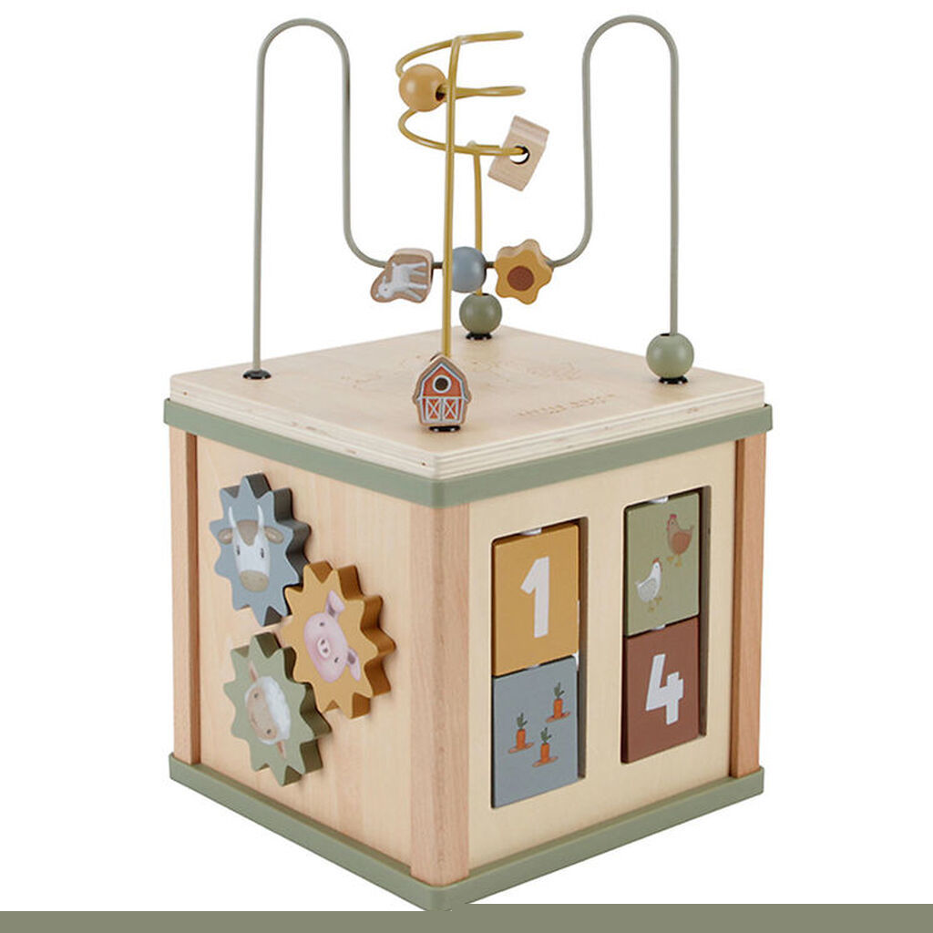 Little Dutch Aktivitetslegetøj - Træ - Little Farm