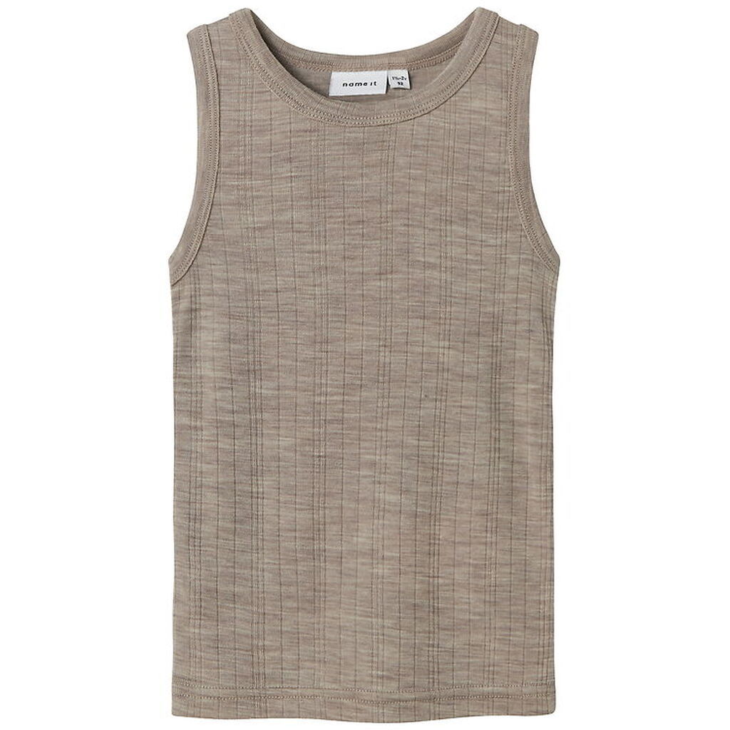 Name It Undertrøje - Uld - Rib - NmmWang - Satellite