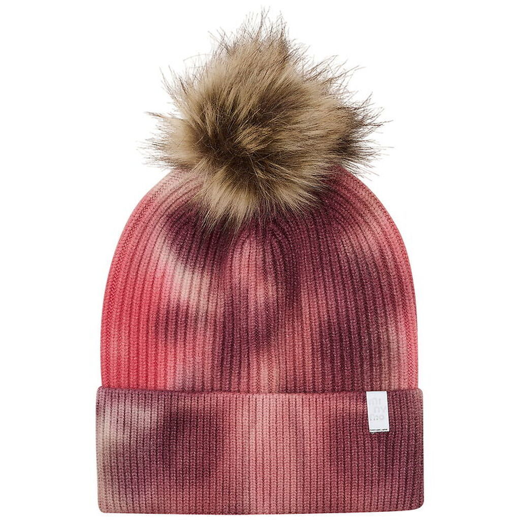 Minymo Hue - Strik/Rib - Withered Rose m. Kvast