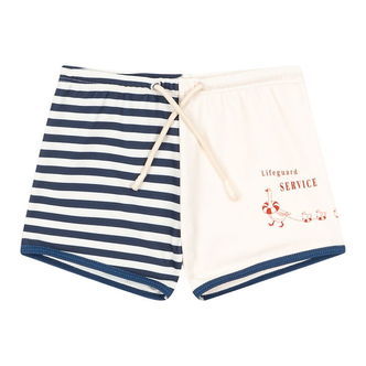 Konges Sløjd Badebukser - Aster - Marin Stripe