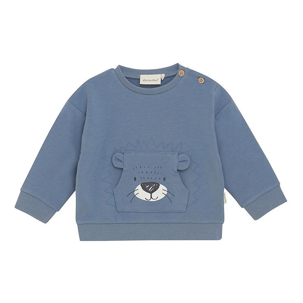 Minymo Sweatshirt - Flint Stone m. Print