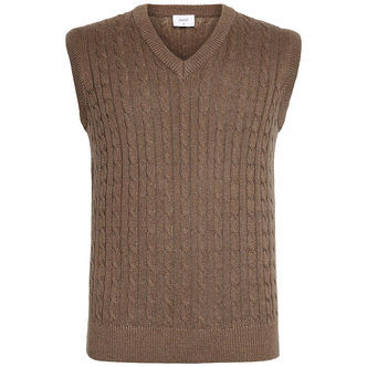 Grunt Vest - Strik - GrMoro - Nature Melange