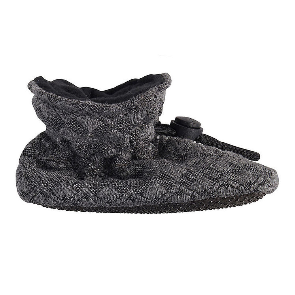 Melton Futter - Quiltet - Dark Grey Melange