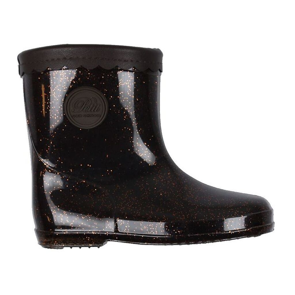 Petit by Sofie Schnoor Gummistøvler m. For - Brun m. Glimmer