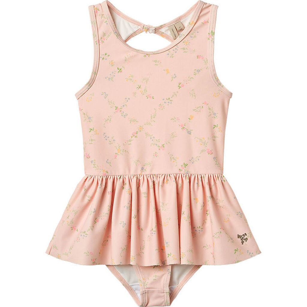 Wheat Badedragt - UV40+ - Erna - Powder Checked Flowers