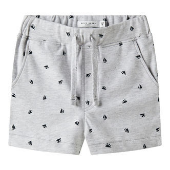 Name It Shorts - NmmVolo - Light Grey Melange/Boats