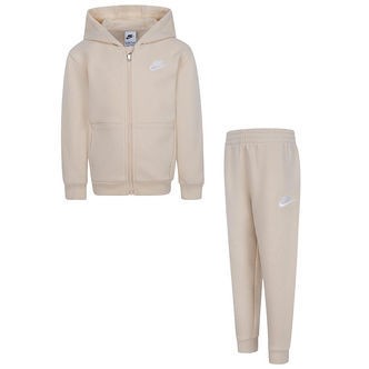 Nike Sweatsæt - Cardigan/Sweatpants - Sanddrift