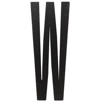 Design Letters Træbogstaver - W - Sort