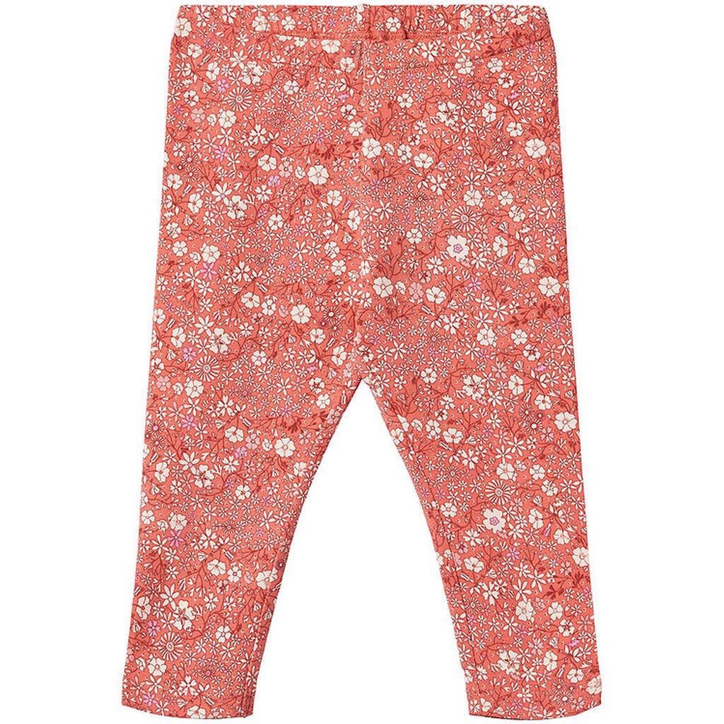 Wheat Leggings - Jules - Coral Flowers