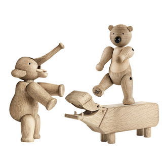 Kay Bojesen Træfigurer - Sampak Liliput - 3 pak - Eg