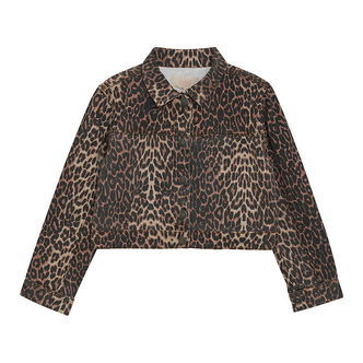 Creamie Denimjakke - Brown Leo