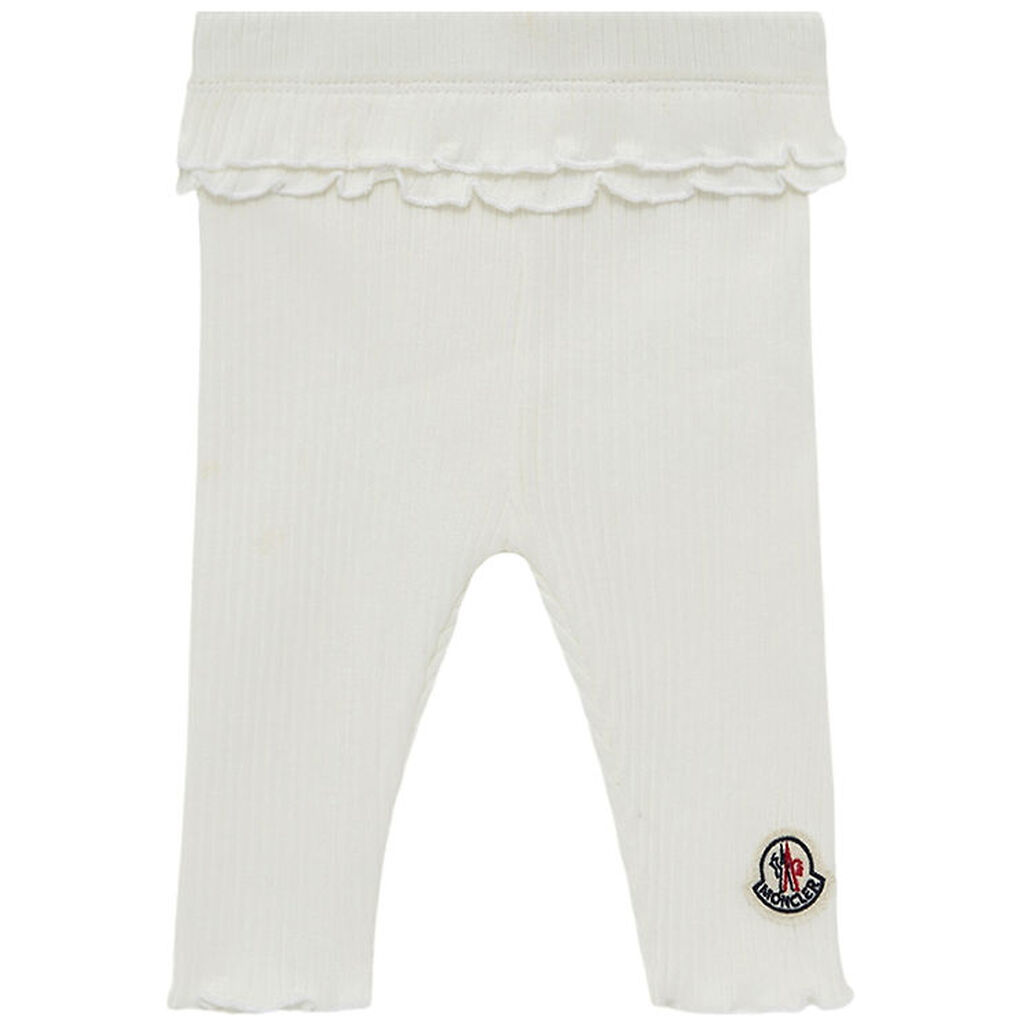 Moncler Leggings - Rib - Natural