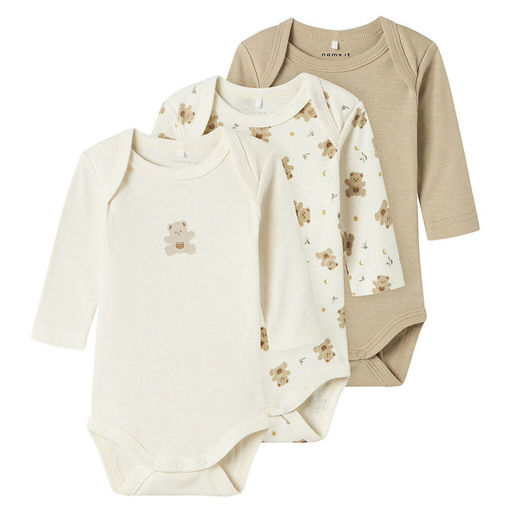 Name It Body l/æ - Noos - 3-pak - Jet Stream