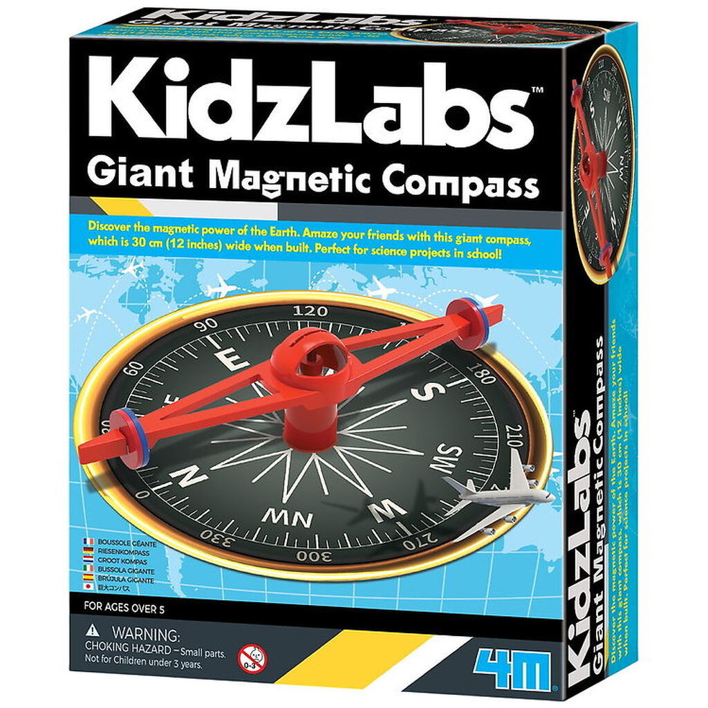 4M Sæt - Kidz Labs - 30 cm - Kompas