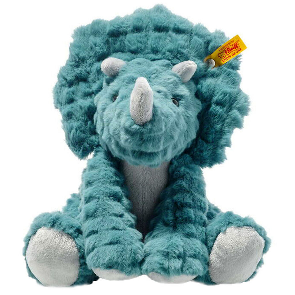 Steiff Bamse - 28 cm. - Soft Cuddly Friends Dixi Triceratops