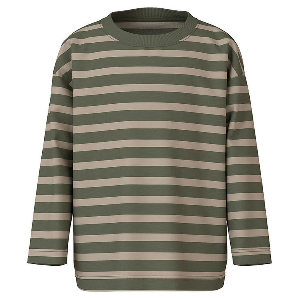 Name It Bluse - NmmVaksel - Dusty Olive/Pure Cashmere