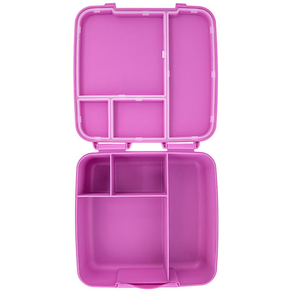 MontiiCo Madkasse m. 4 rum - Bento Feast - 2000 ml - Fuchsia