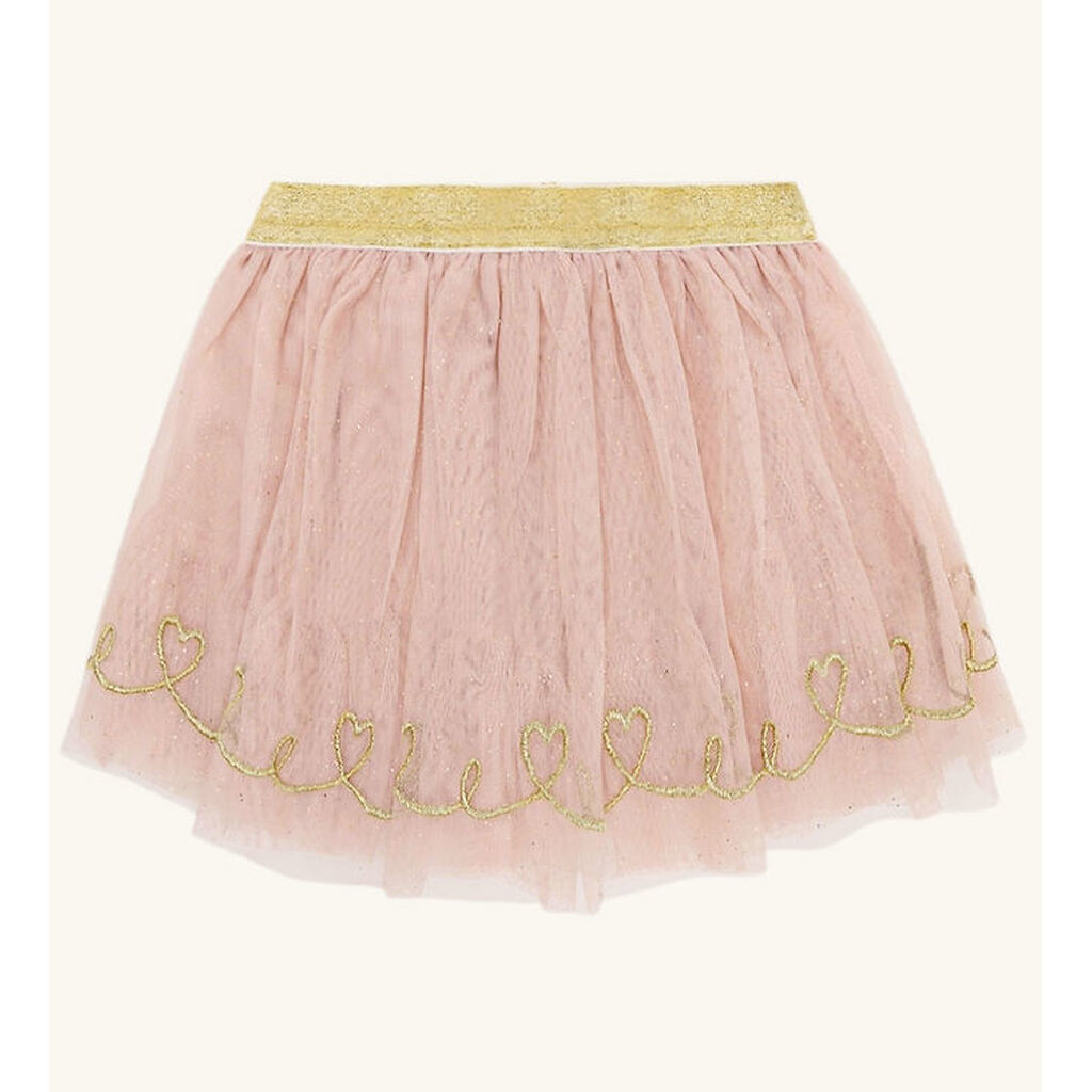 Hust and Claire Tylnederdel - HCNinna - Dusty Rose m. Guldglimme