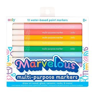 Ooly Tuscher - Vandbaseret - 12 Stk - Multifarvet