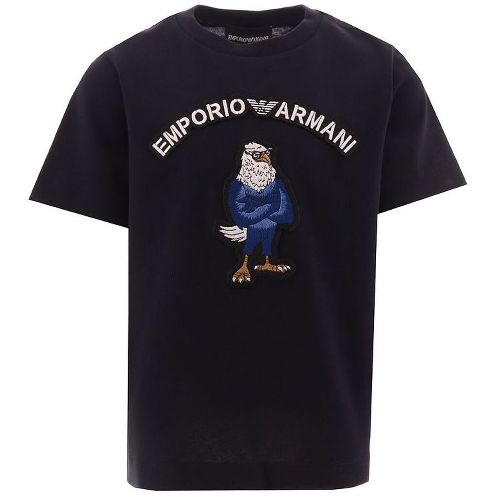 Emporio Armani T-shirt - Navy m. Ørn