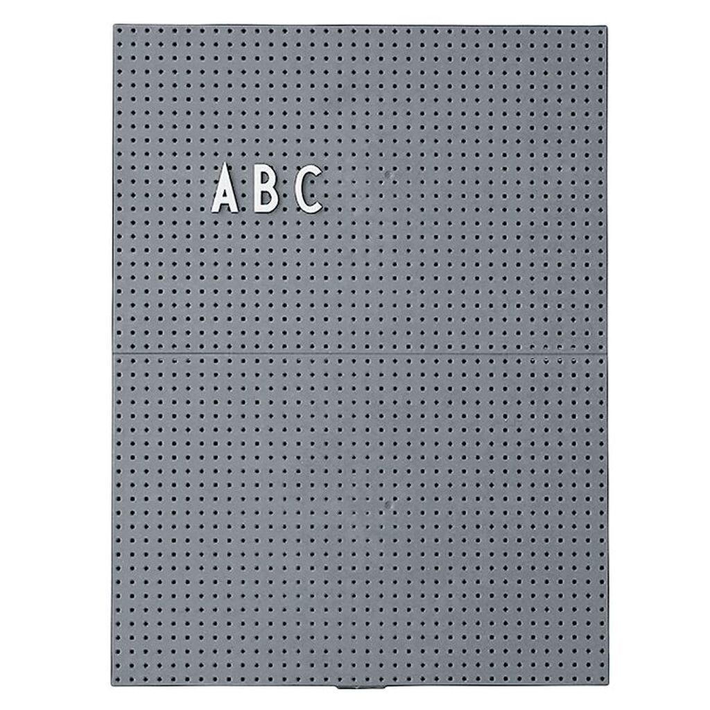 Design Letters Tavle - A4 - Mørk Grå
