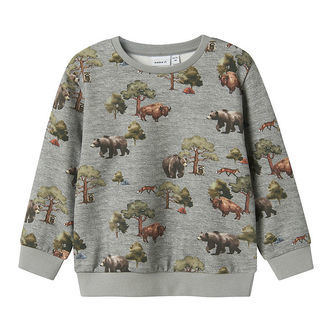 Name It Sweatshirt - NmmOlin - Grey Melange