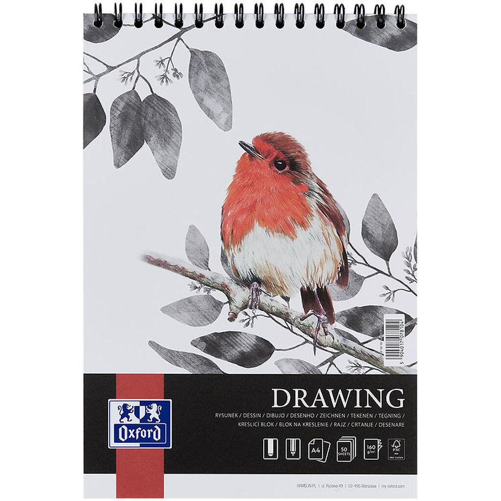 Oxford Skitseblok - A4 - Creative Pad Drawing