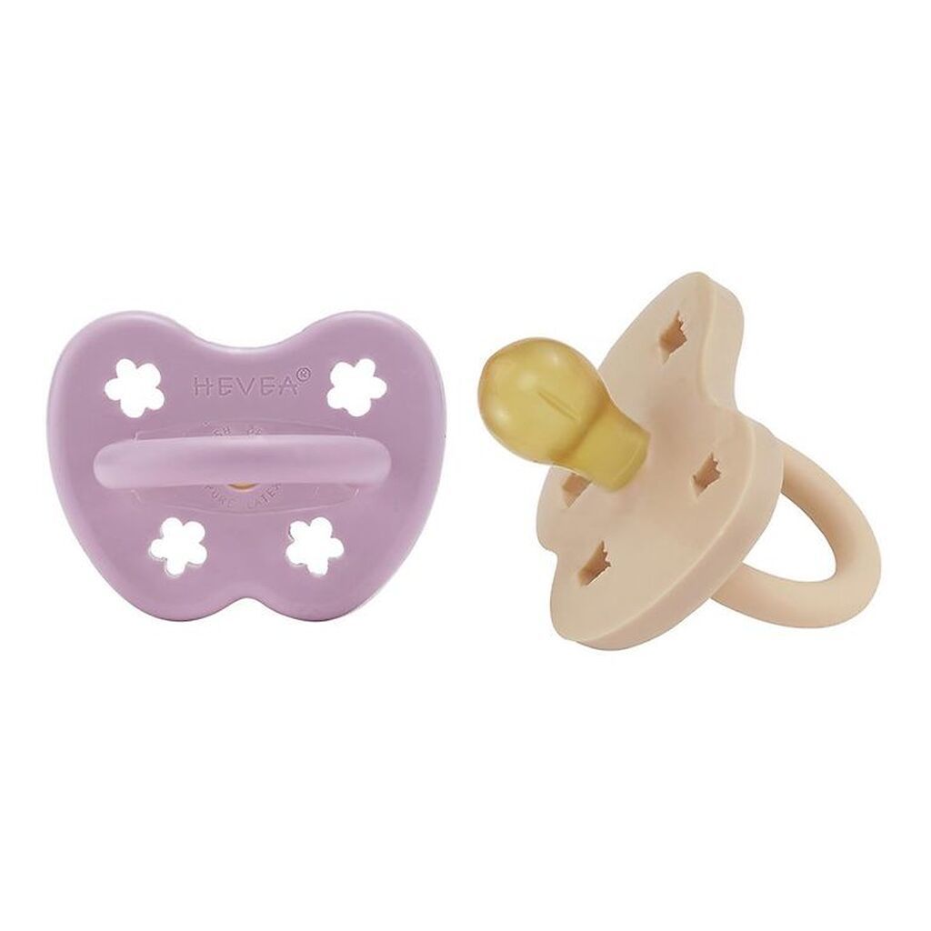 Hevea Sutter - 3-36 mdr - 2-Pak - Naturgummi - Light Orchid & Sa