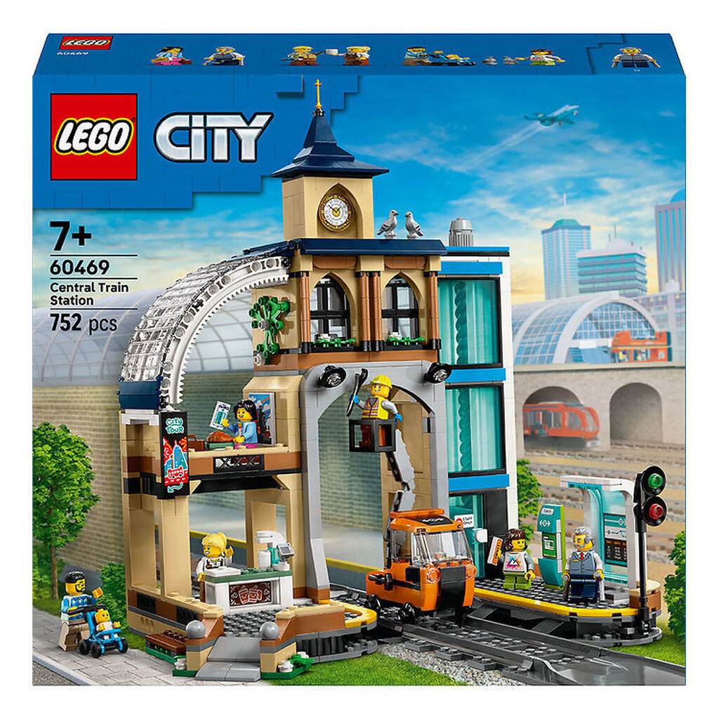LEGOÂ® City - Hovedbanegård 60469 - 752 Dele