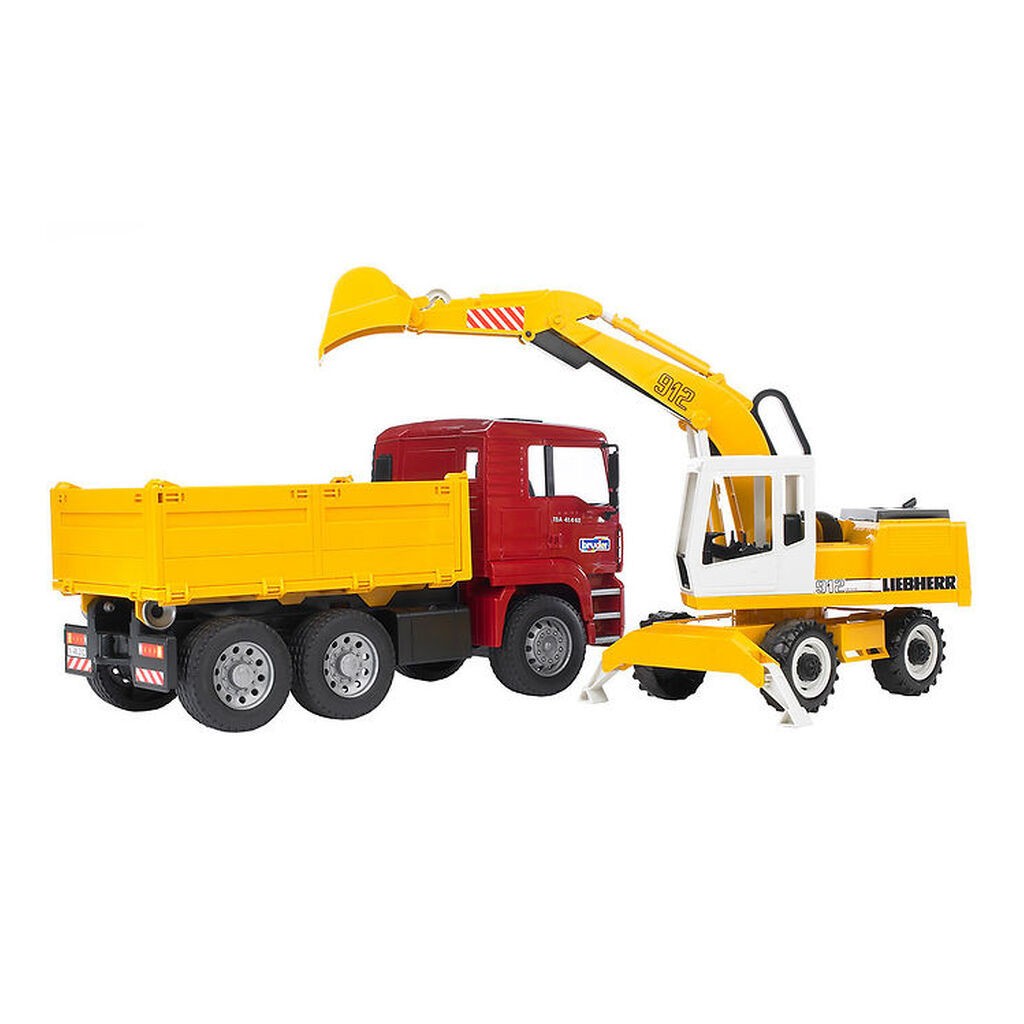 Bruder Arbejdsmaskiner - MAN TGA og Liebherr - 02751