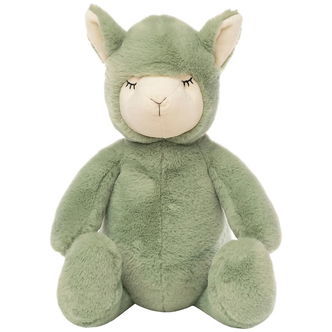 NatureZoo Bamse - 30 cm - Lama - Støvet Grøn