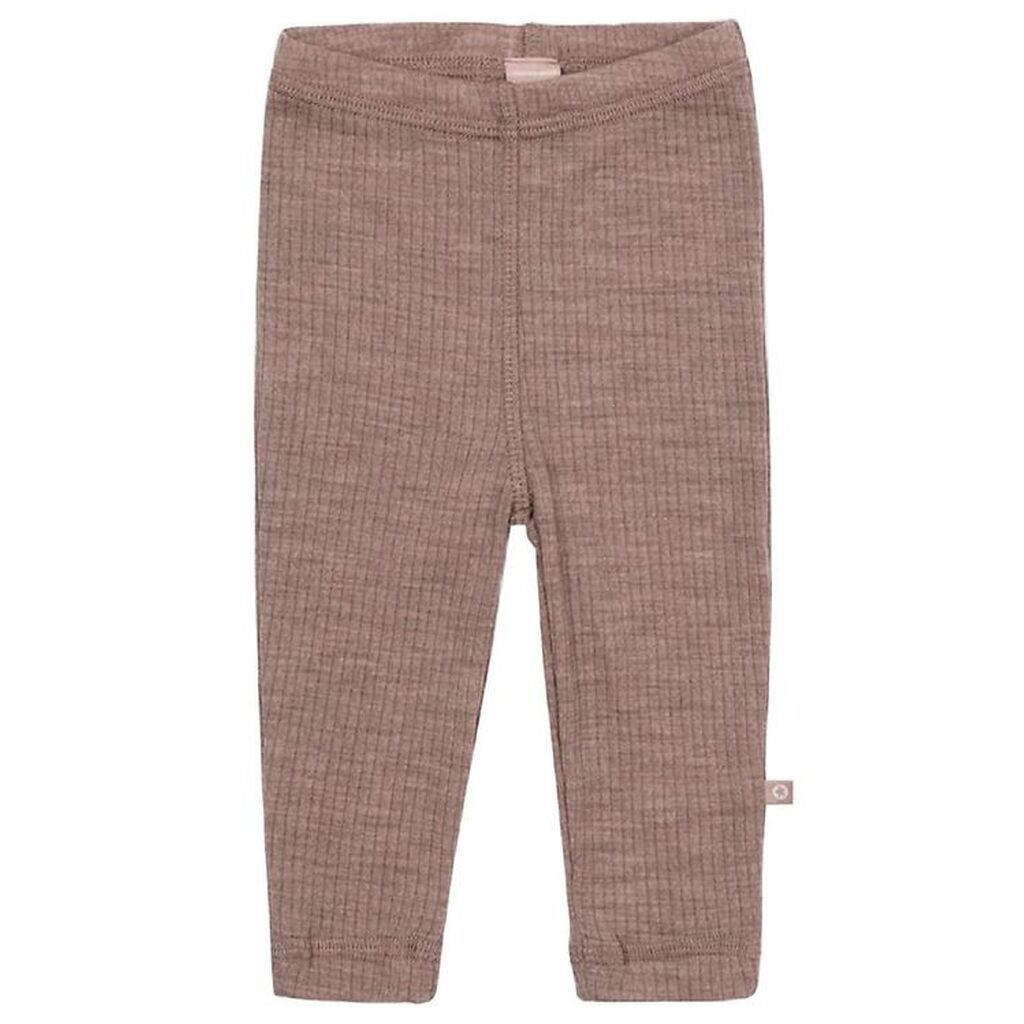 Smallstuff Leggings - Uld - Rib - Soft Powder