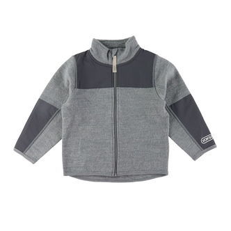 Voksi Fleecejakke - Uld - Gråmeleret