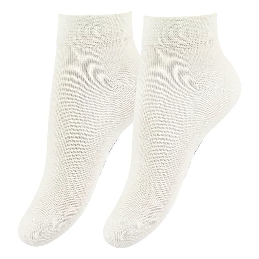 Fuzzies Ankelstrømper - 2-Pak - Hvid