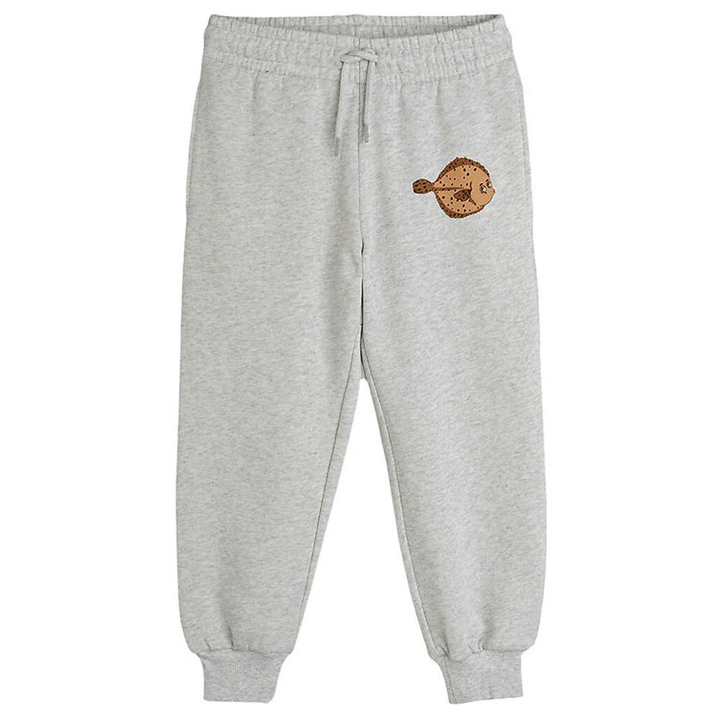 Mini Rodini Sweatpants - Flundra - Gråmeleret