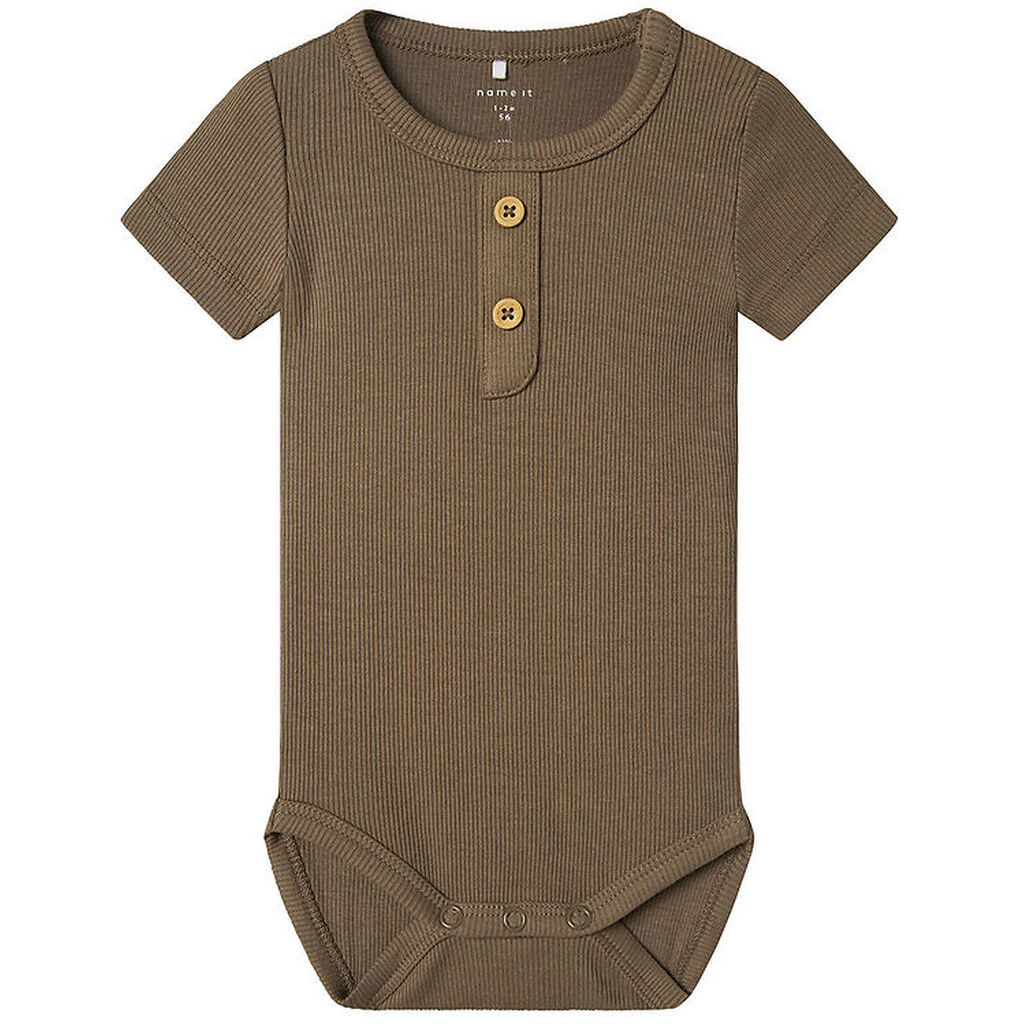 Name It Body k/æ - Rib - NbmJular - Walnut