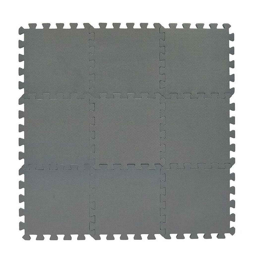 BabyDan Legegulv - 90x90 cm - Grå