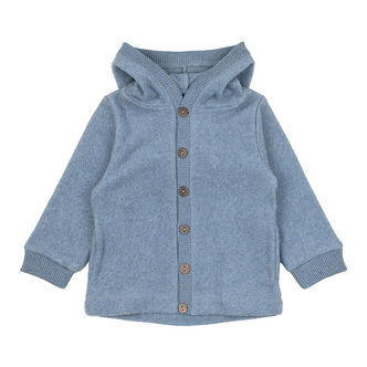 Mikk-Line Fleecetrøje - Faded Denim Melange