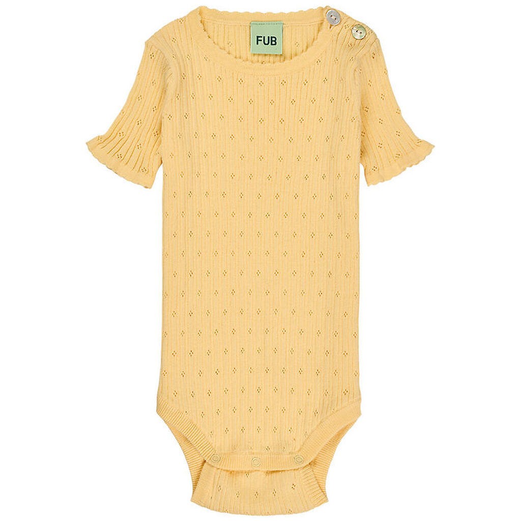 FUB Body k/æ - Rib - Pointelle - Vanilla