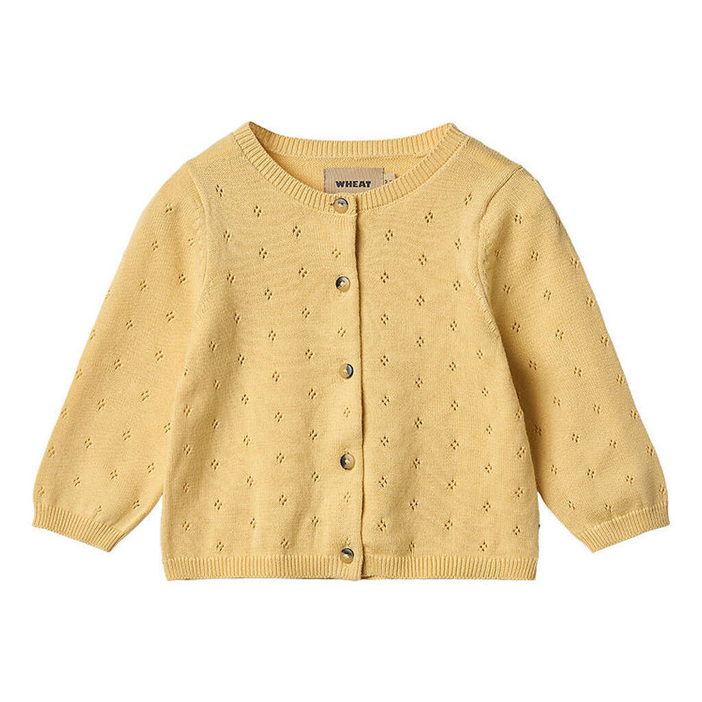 Wheat Cardigan - strik - Maia - Golden Yellow