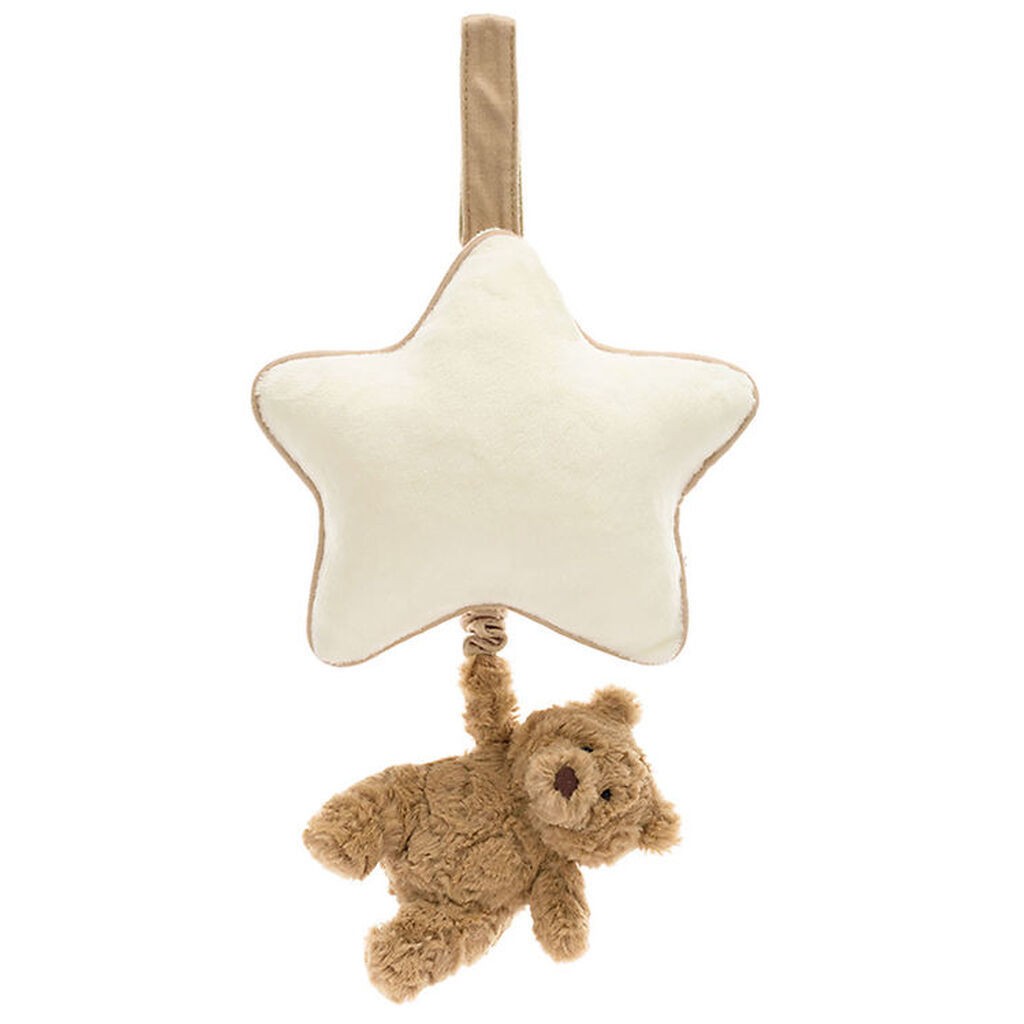 Jellycat Musikuro m. Stjerne - Bartholomew Bear